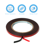 Double Sided Tape, Heavy Duty Tape, Strong and Permanent for Outdoor and Indoor HPP (0.25in x 16ft)