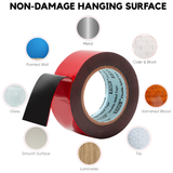 Double Sided Tape, Heavy Duty Tape, Strong and Permanent for Outdoor and Indoor HPP (2 in x 16 ft)