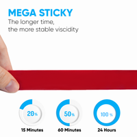 Double Sided Tape, Heavy Duty Tape, Strong and Permanent for Outdoor and Indoor HPP (2 in x 16 ft)