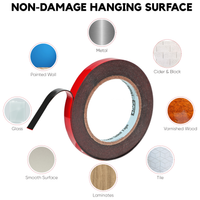 Double Sided Tape, Heavy Duty Tape, Strong and Permanent for Outdoor and Indoor HPP (0.5in x 16ft)