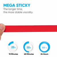 Double Sided Tape, Heavy Duty Tape Clear, Strong and Permanent, HPP (0.75in x 16ft)