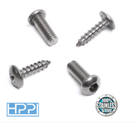 HPP License Plate Stainless Steel Screws Compatible with Volkswagen Models