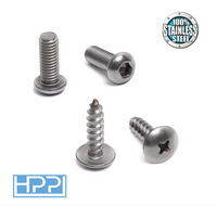 HPP License Plate Stainless Steel Screws Compatible with Volkswagen Models