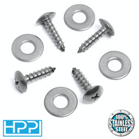 HPP License Plate Stainless Steel Screws Compatible with Subaru Models