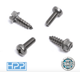 HPP License Plate Stainless Steel Screws Compatible with Hyundai and KIA Models