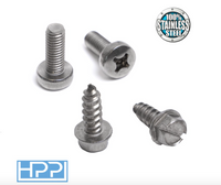 HPP License Plate Stainless Steel Screws Compatible with Hyundai and KIA Models